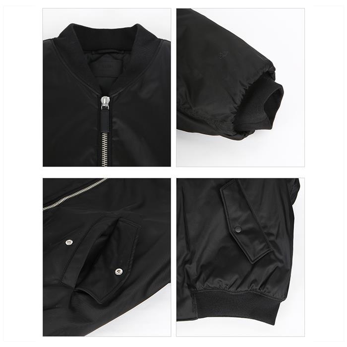 PRADA Re-Nylon Belted Bomber Jacket Black Men’s