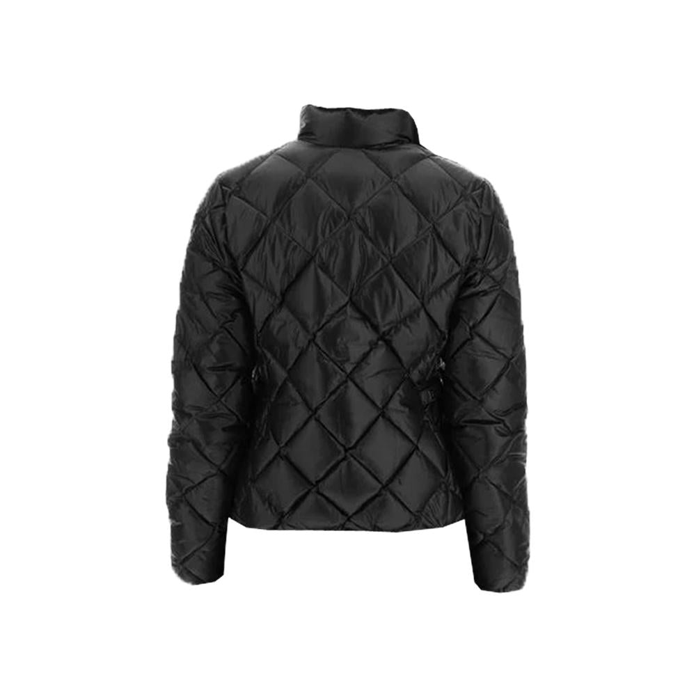 Duvetica Black Logo Quilted Down Puffer Jacket VDDJ00125K0001 BKS