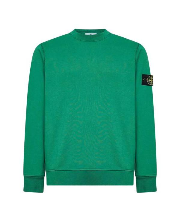 STONE ISLAND Cotton Fleece Regular Fit Crewneck Sweatsh L1S156100060 S0051 V005H