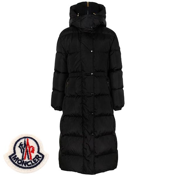 Moncler Black Goose Down Long Jacket 1C00022 539ZD 999