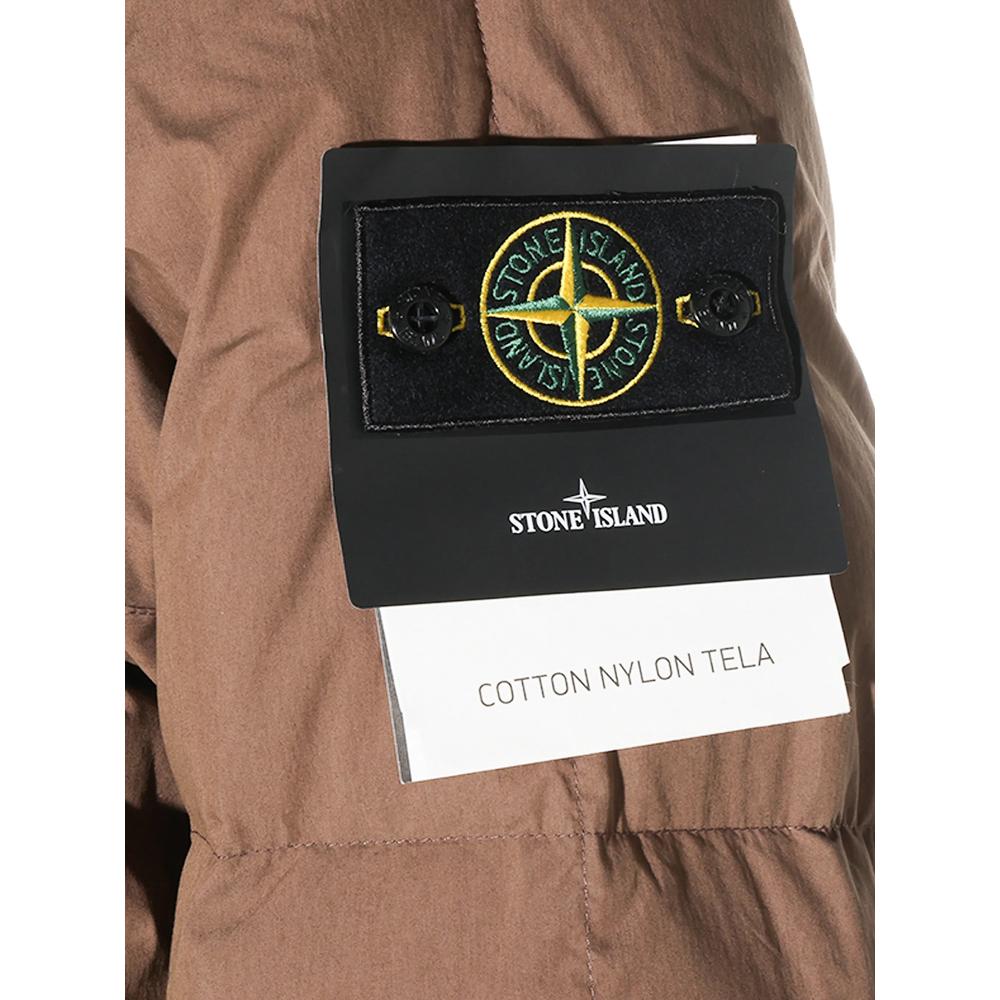 STONE ISLAND Blue Down Puffer Jacket Men