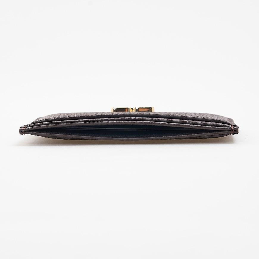 GANNI Women’s Grain Leather Card Holder Wallet A7276 979