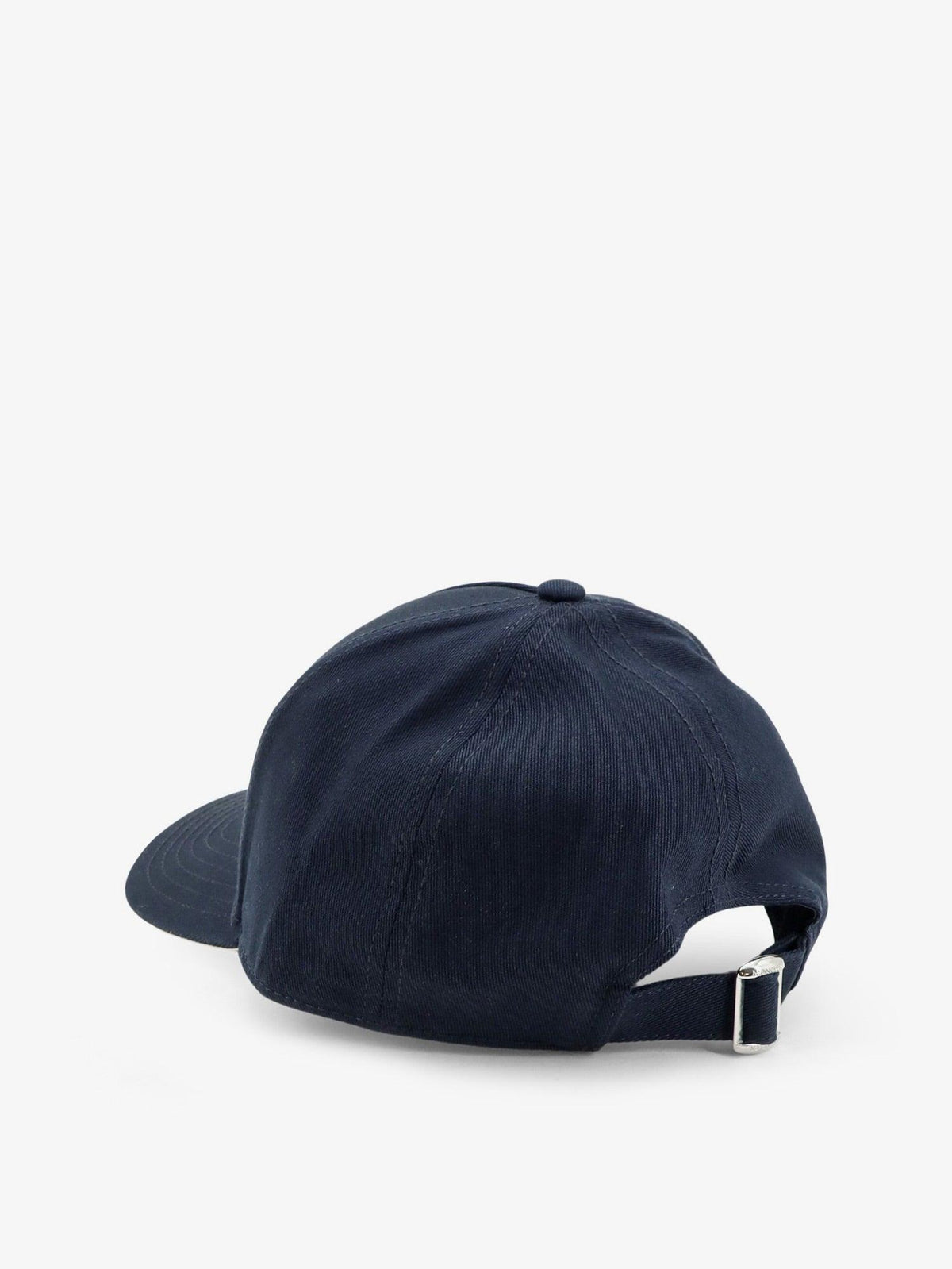 Moncler Navy Cotton Logo Baseball Cap