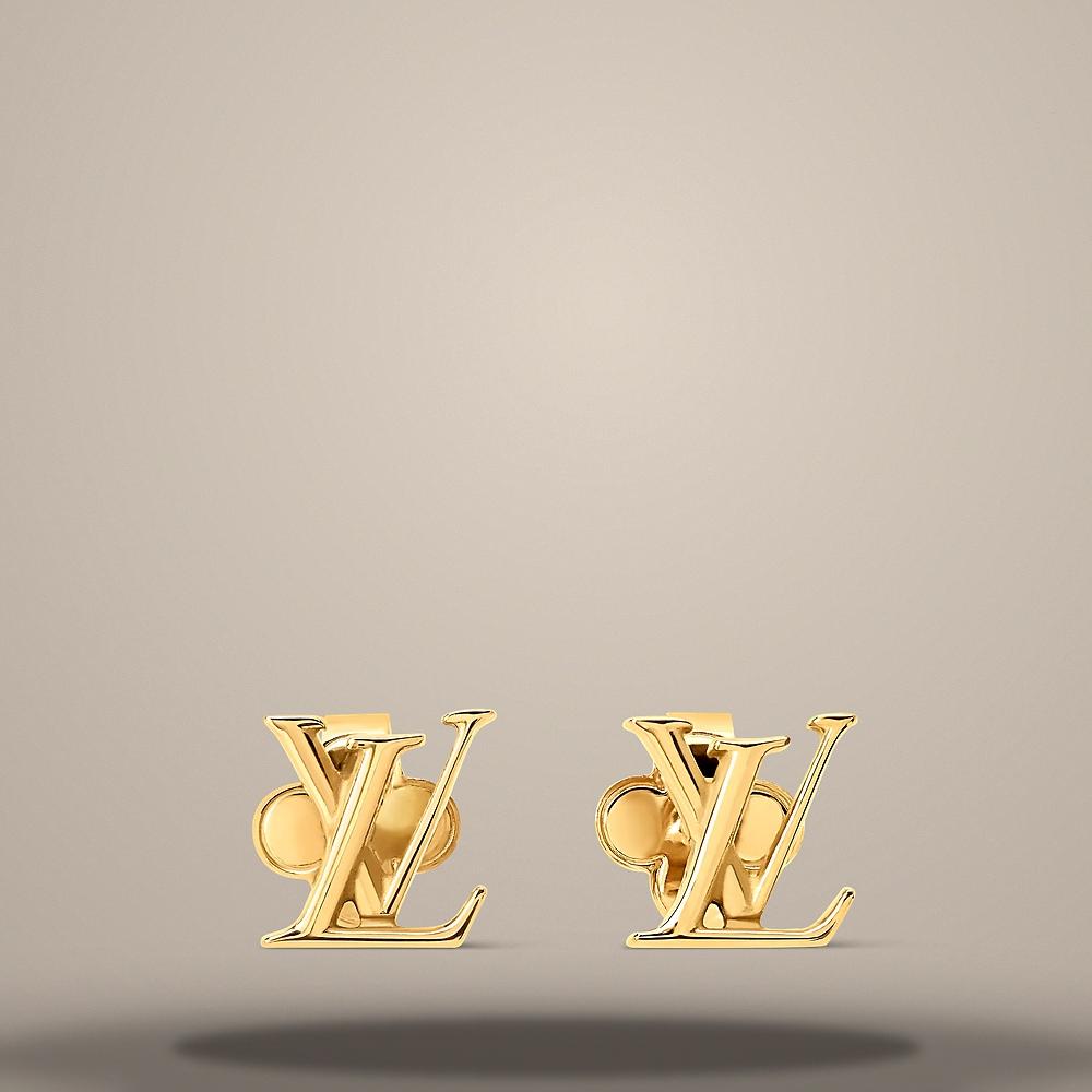 Louis Vuitton LV Iconic XS Earrings Gold-Tone Metal M03973