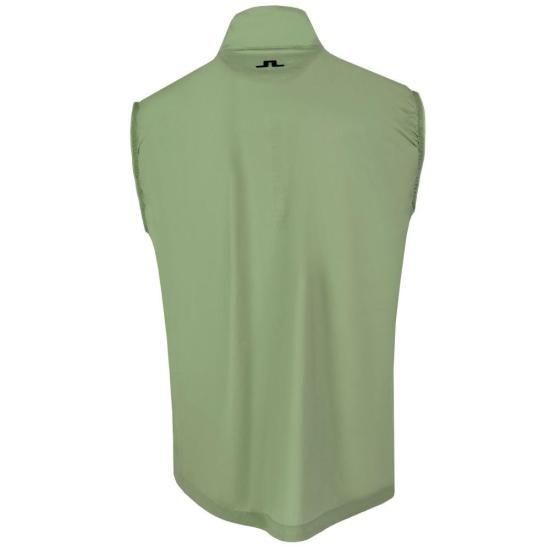 J LINDEBERG Men's Vest GMOW11972M311 OIL GREEN DOM