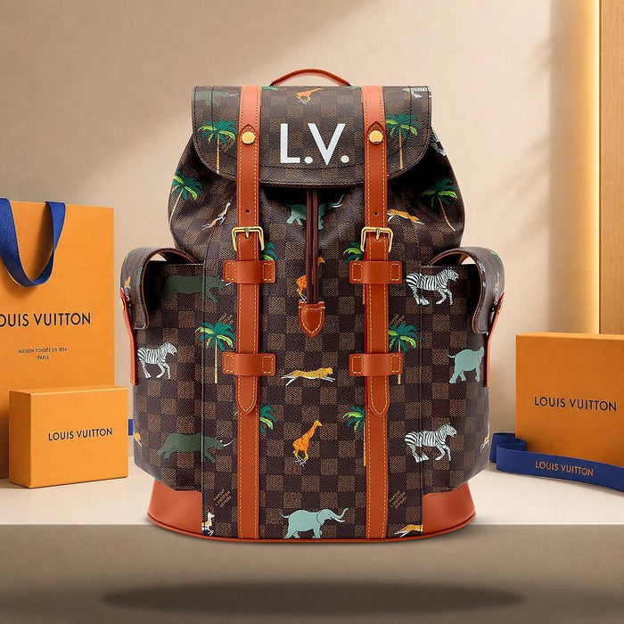 Louis Vuitton Christopher MM x The Dazzling Limited Brown Clutch N40864