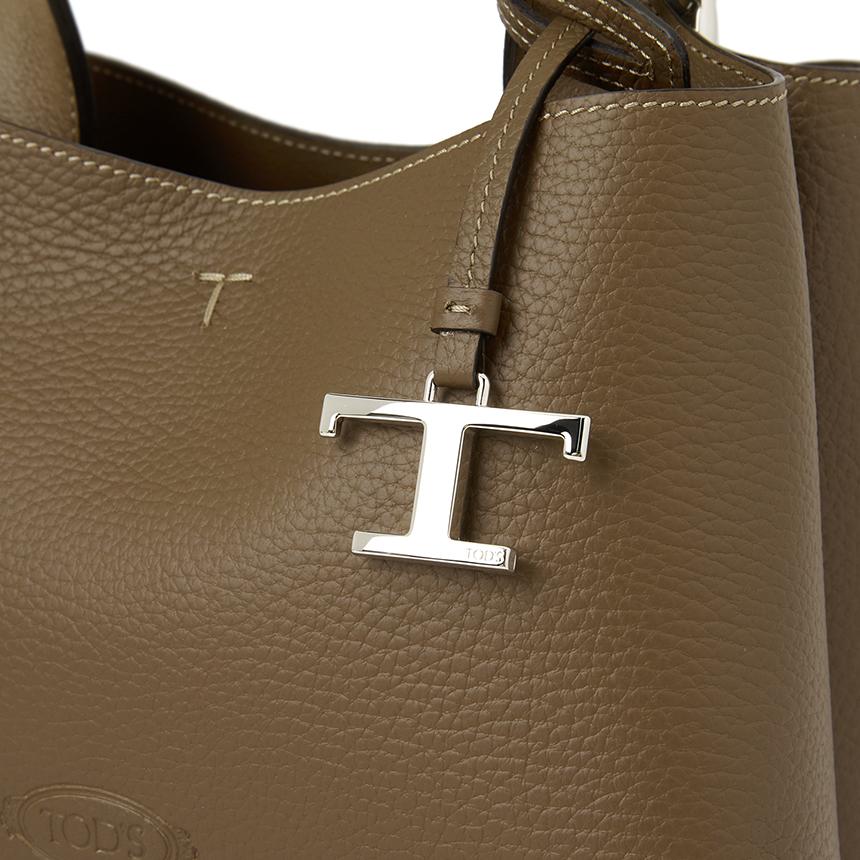 Tods Micro Leather Tote Bag for Women Navy XBWAPAEL000 QRI4 L64