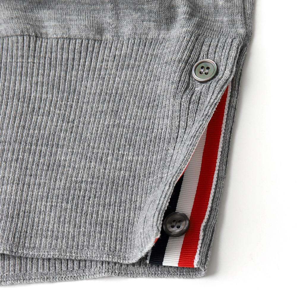 THOM BROWNE Men’s 4-Bar Stripe Sustainable Merino Wool Cardigan