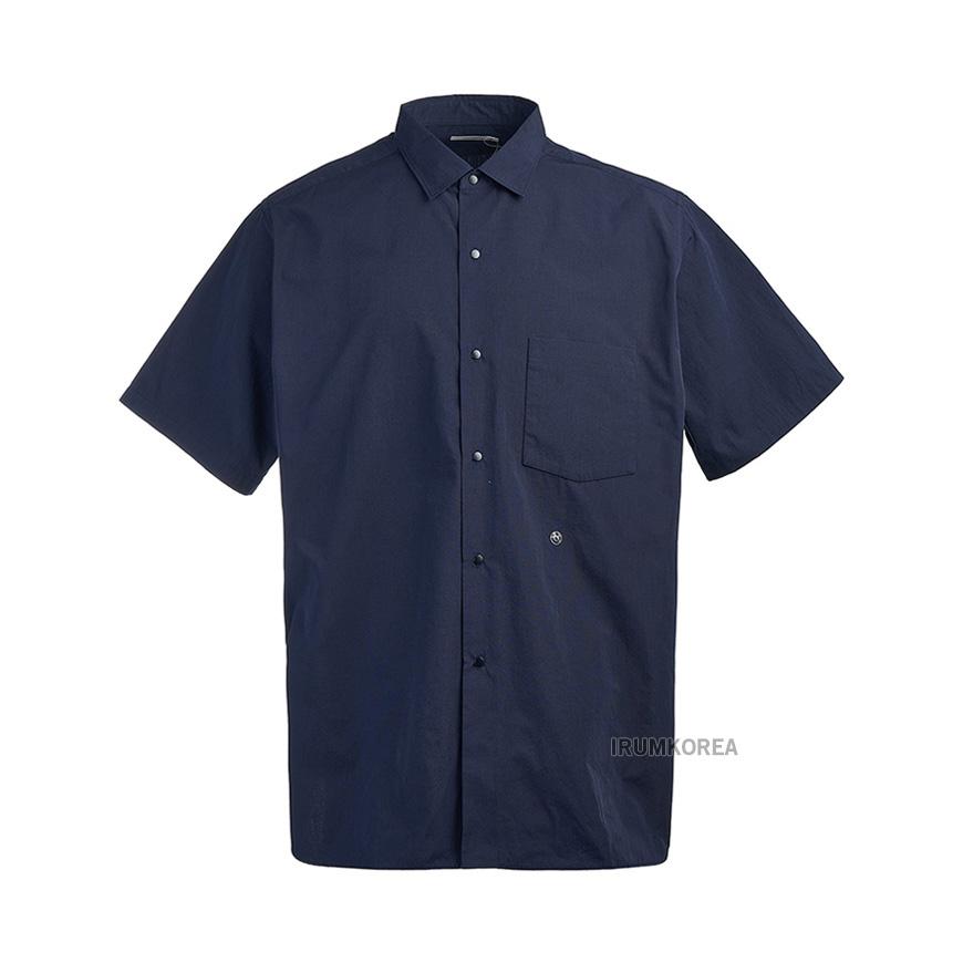 nanamica Men’s Regular Wind Shirt Long Sleeve SUGS405E DN