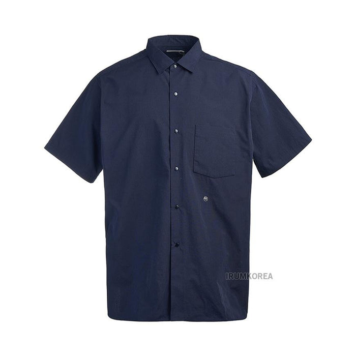 nanamica Men’s Regular Wind Shirt Long Sleeve SUGS405E DN