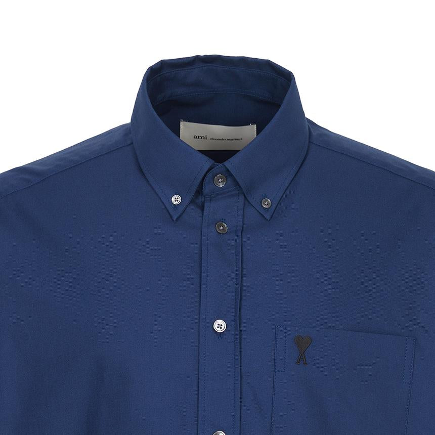 AMI Men’s Short-Sleeve Shirt HSH823 CO0210 A021