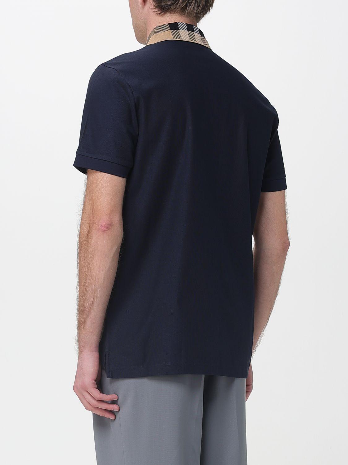 BURBERRY Short Sleeve Cotton T-Shirt Men Black