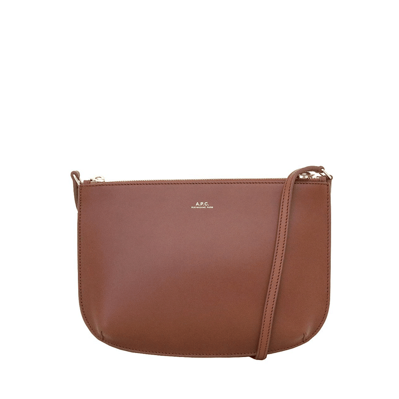A.P.C. Sara Leather Crossbody Shoulder Bag PXAWV F61404