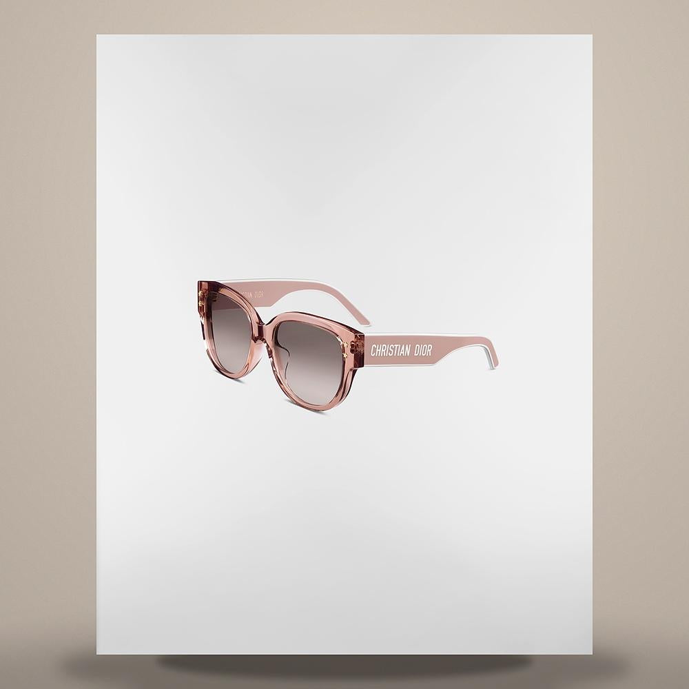 DIOR Transparent Pink Butterfly Sunglasses DPFCB2FQR 40D2