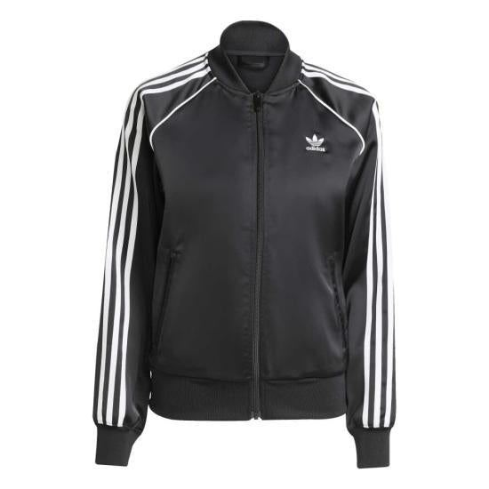 Adidas Women’s Track Jacket JZ6733 Black White DOM