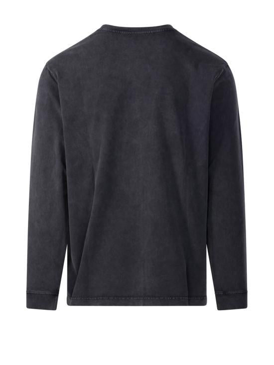 Maison Kitsune Black Faded Long Sleeve Sweatshirt
