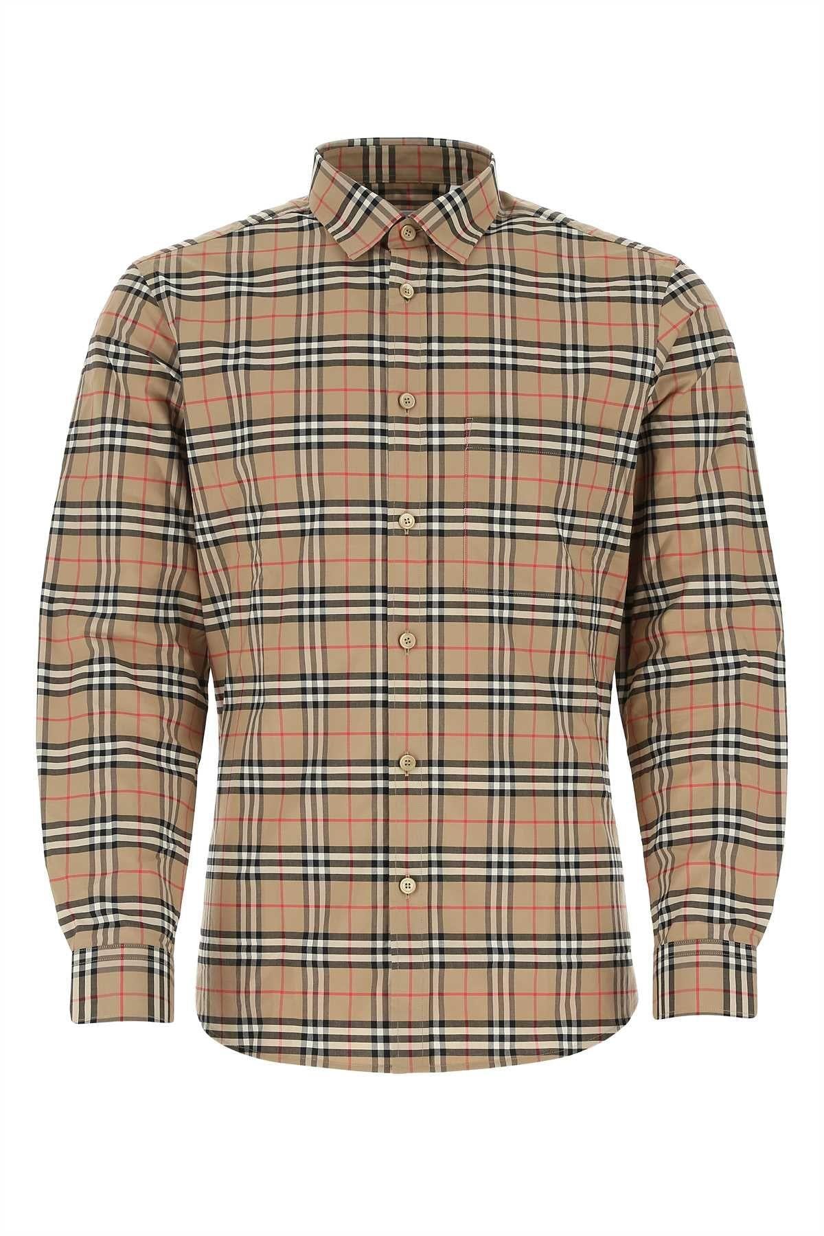 BURBERRY Long Sleeve Button-Down Shirt Men’s FW26 Black