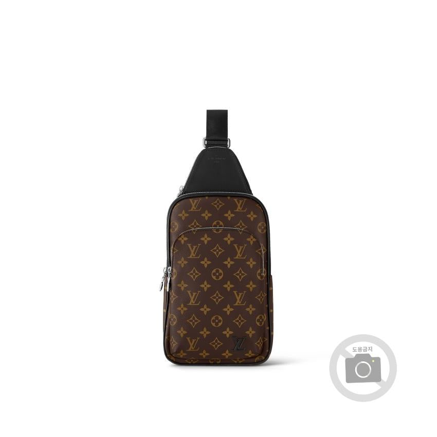 Louis Vuitton Monogram Macassar Crossbody Bag for Men