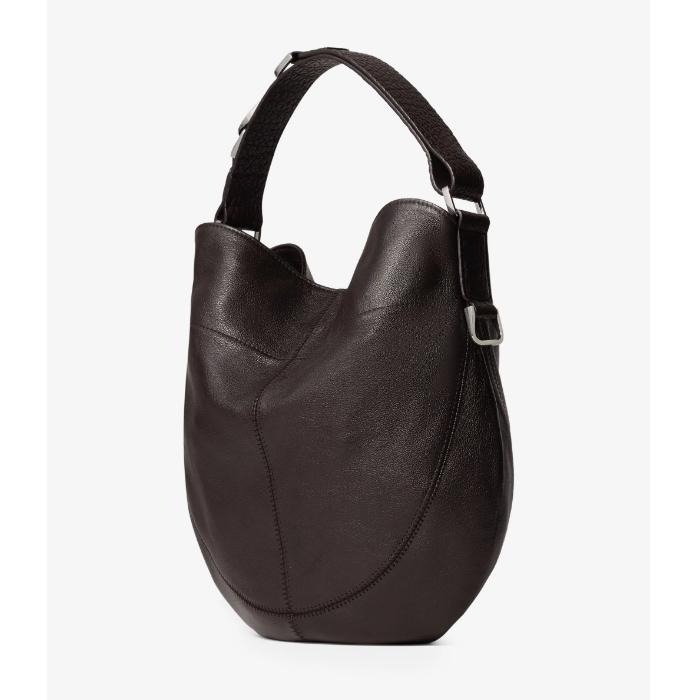 Lemaire Leather Hobo Quiver Clip Shoulder Tote Bag