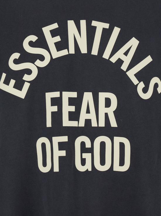Fear of God Faded Black Short Sleeve T-Shirt Men’s Cotton Tee