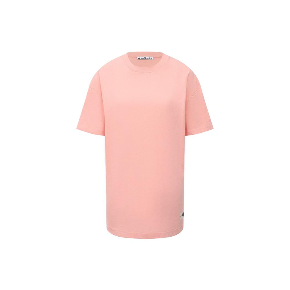 Acne Studios Salmon Pink 15th Anniversary Logo Patch Oversized T-Shirt
