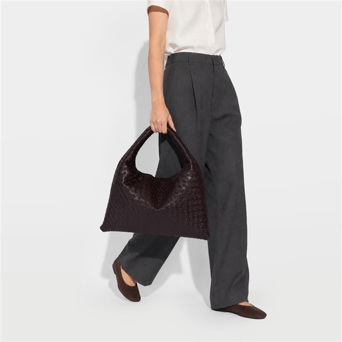 Bottega Veneta Small Hobo Tote Shoulder Bag Brown Leather Tote