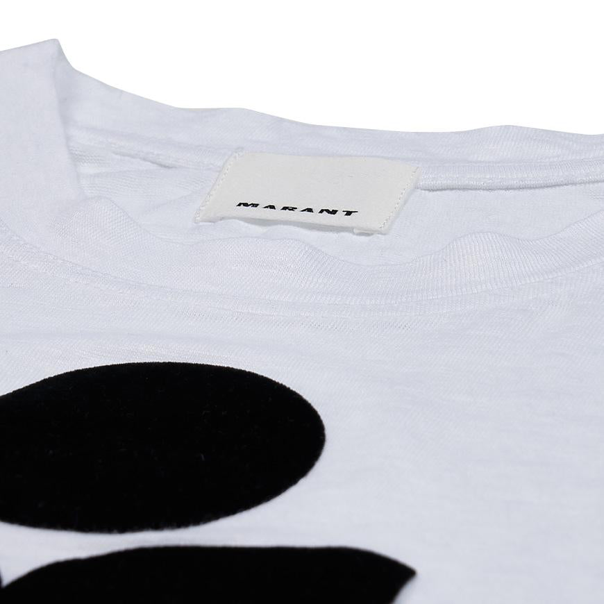 Isabel Marant Karmann Short Sleeve T-Shirt White Men's Cotton