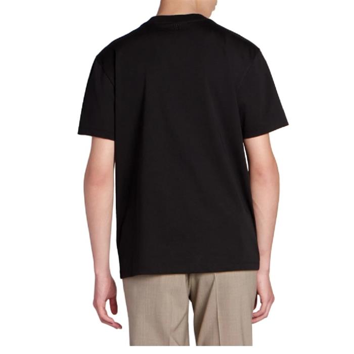 AMI Black Heart Logo Short Sleeve T-Shirt BFHJ108 723