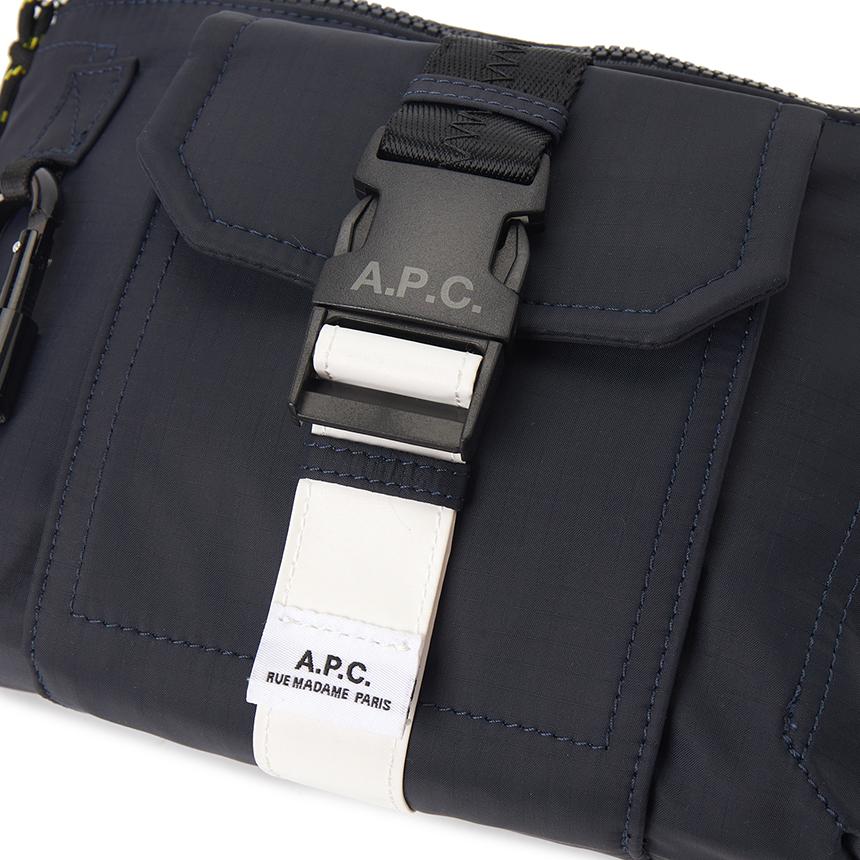 A.P.C. Track Rack Men’s Belt Bag Black Crossbody