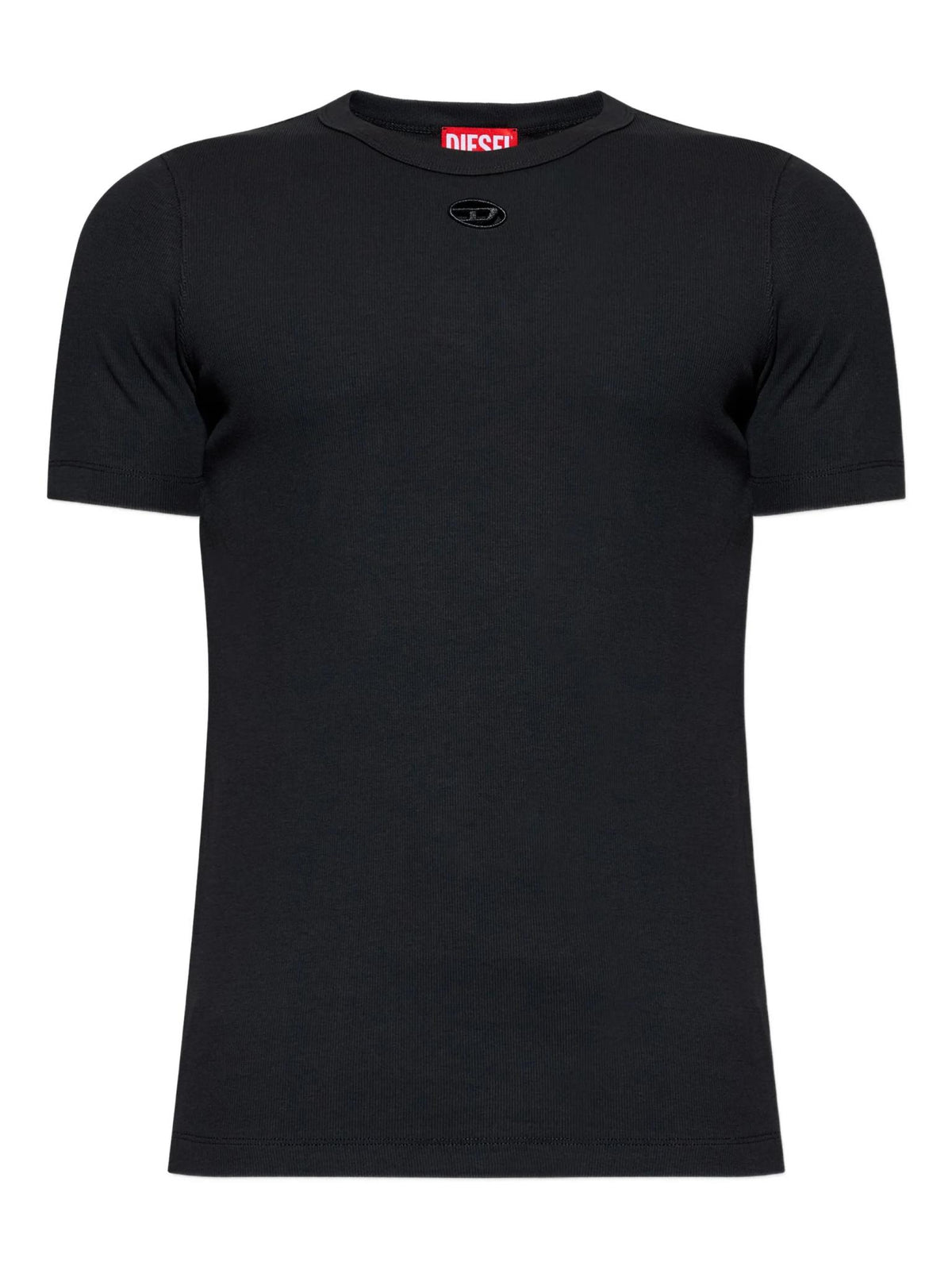 DIESEL Short Sleeve T-Shirt Men’s Crewneck Cotton Black