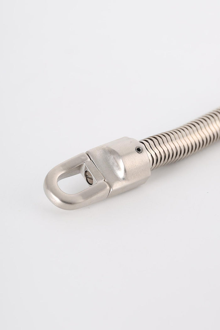 Rick Owens Snake Bracelet Silver-Tone Unisex Jewelry