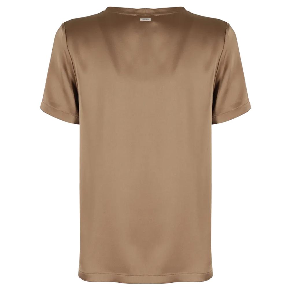 Max Mara REBECCA Back Label T-Shirt White Women’s Cotton Top