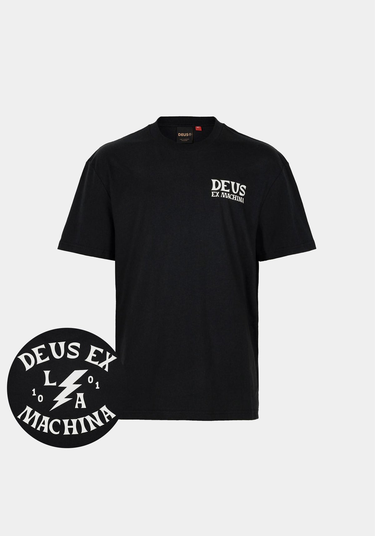 Deus Ex Machina Black Chinook Graphic T-Shirt