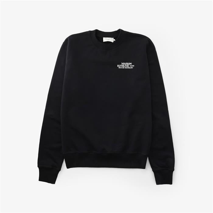 Maison Kitsune Le Rixulier Relaxed Unisex Sweatshirt Navy