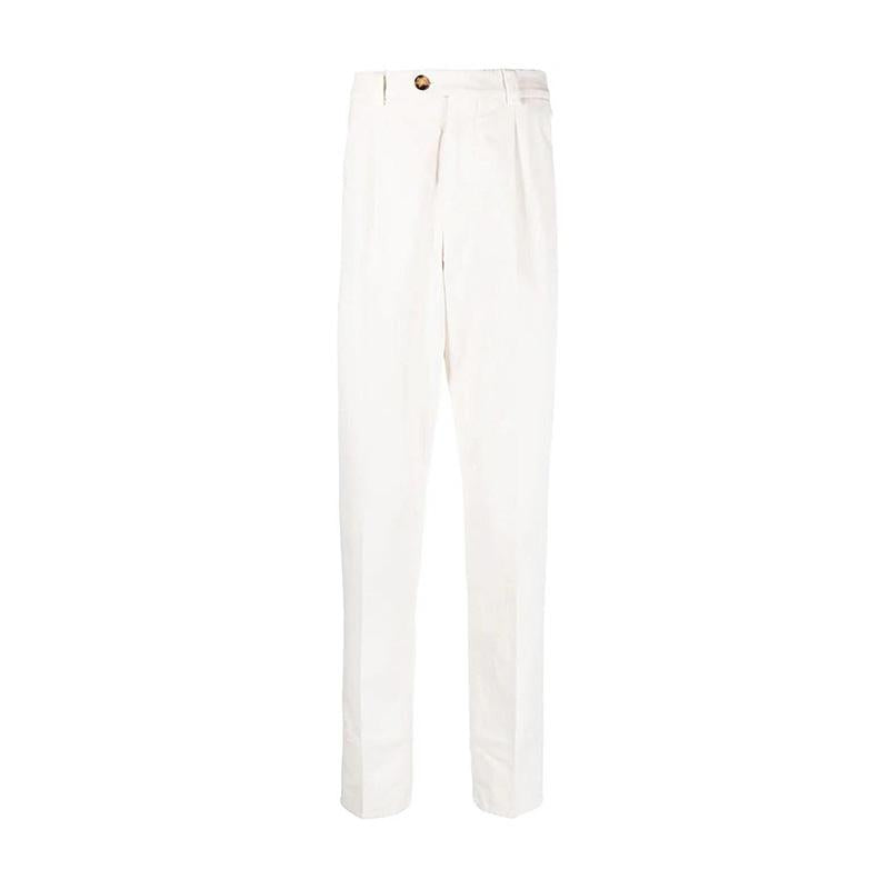 Brunello Cucinelli Cotton Gabardine Men’s Classic Pants