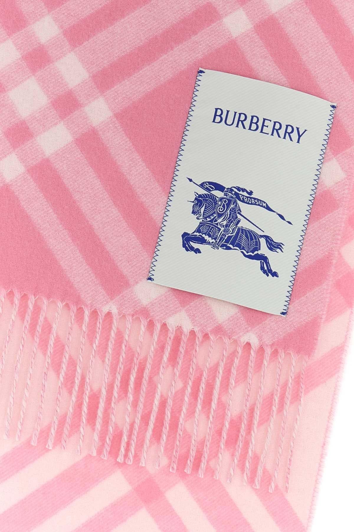 BURBERRY Check Wool Scarf
