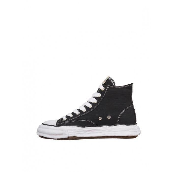 Maison Mihara Yasuhiro OG Sole Canvas Black Women's High-Top Sneakers