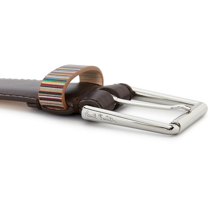 Paul Smith Men's Leather Belt Navy
