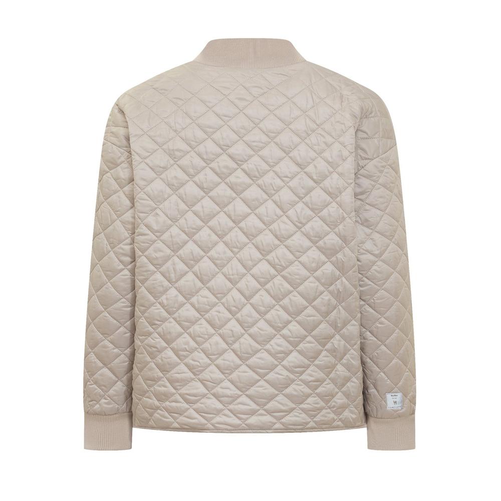 Max Mara Women's Light Beige Quilted Puffer Jacket 2394860334 045