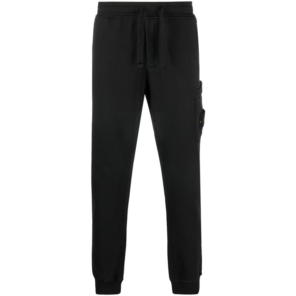 STONE ISLAND Black Training Pants Men’s Classic Pants 761564551 V0029