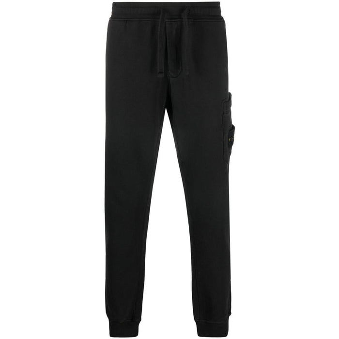 STONE ISLAND Black Training Pants Men’s Classic Pants 761564551 V0029