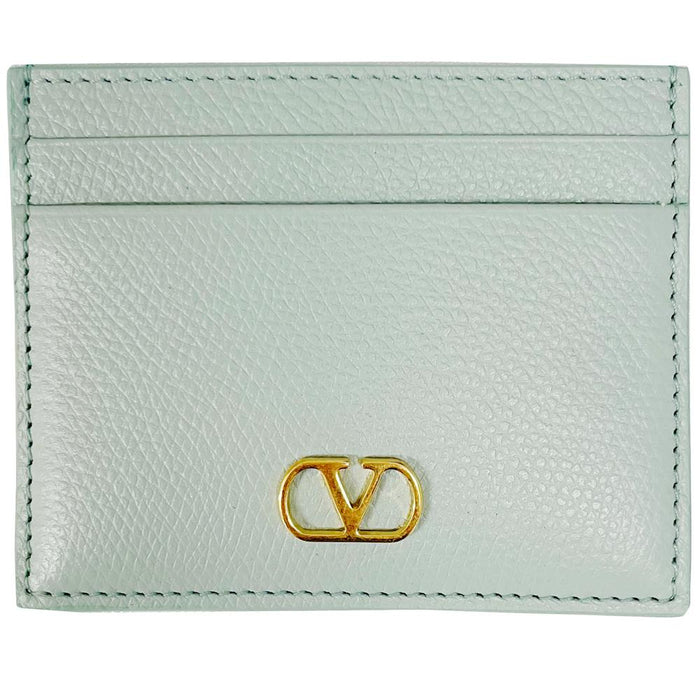 VALENTINO V Logo Signature Leather Card Holder 6W2P0AJ7 SNP WTW