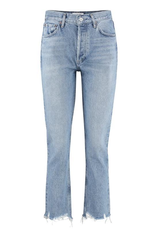 AGOLDE Blue Denim Jeans for Women A0561371HAV DOM