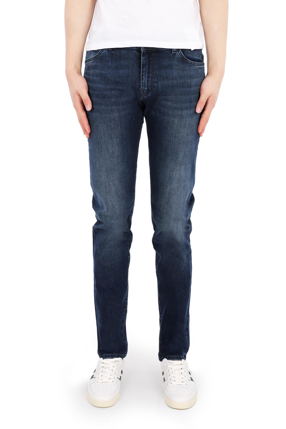 PT TORINO Men’s Swing Slim Fit Dark Blue Denim Jeans