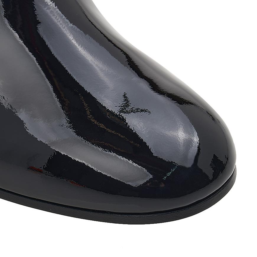 CELINE Women’s Patent Leather Ankle Boots 360484582C 38NO