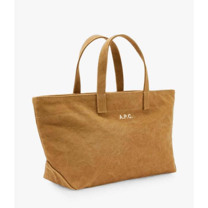 A.P.C. Le Drummer Small Tote Bag Cotton Beige