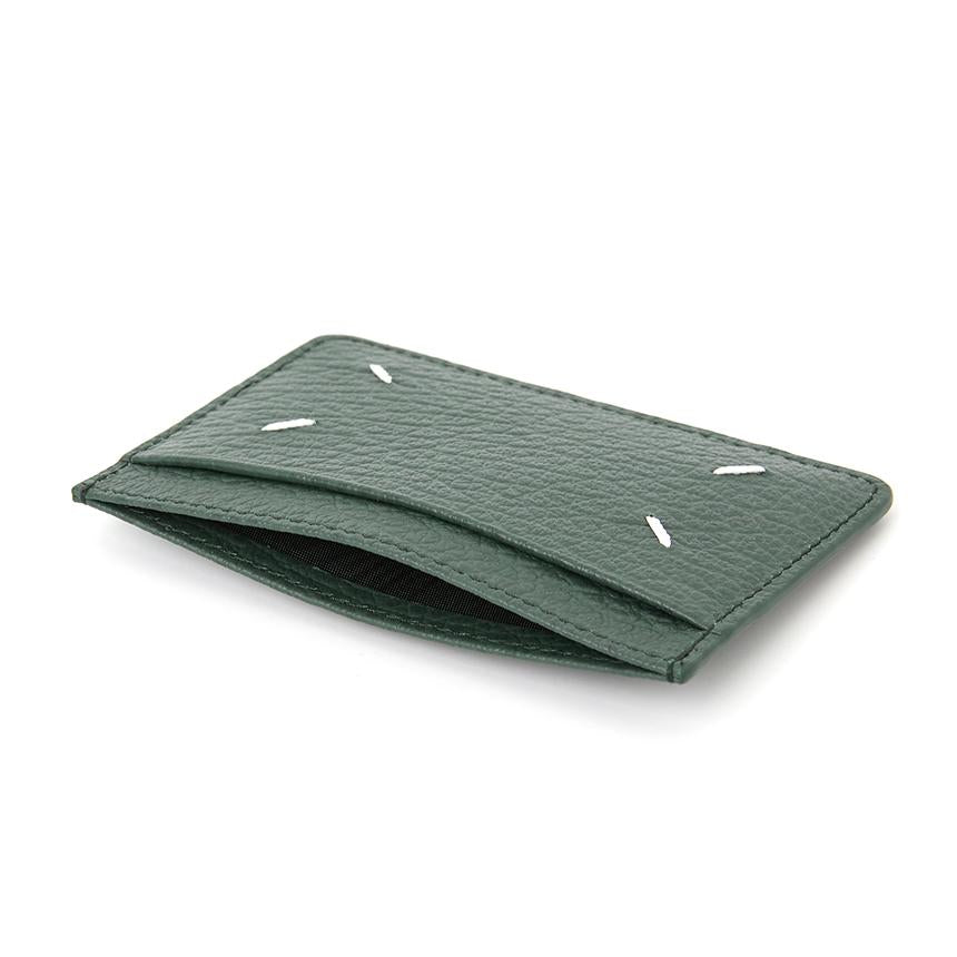 Maison Margiela Four-Stitch Leather Card Holder Unisex T7162