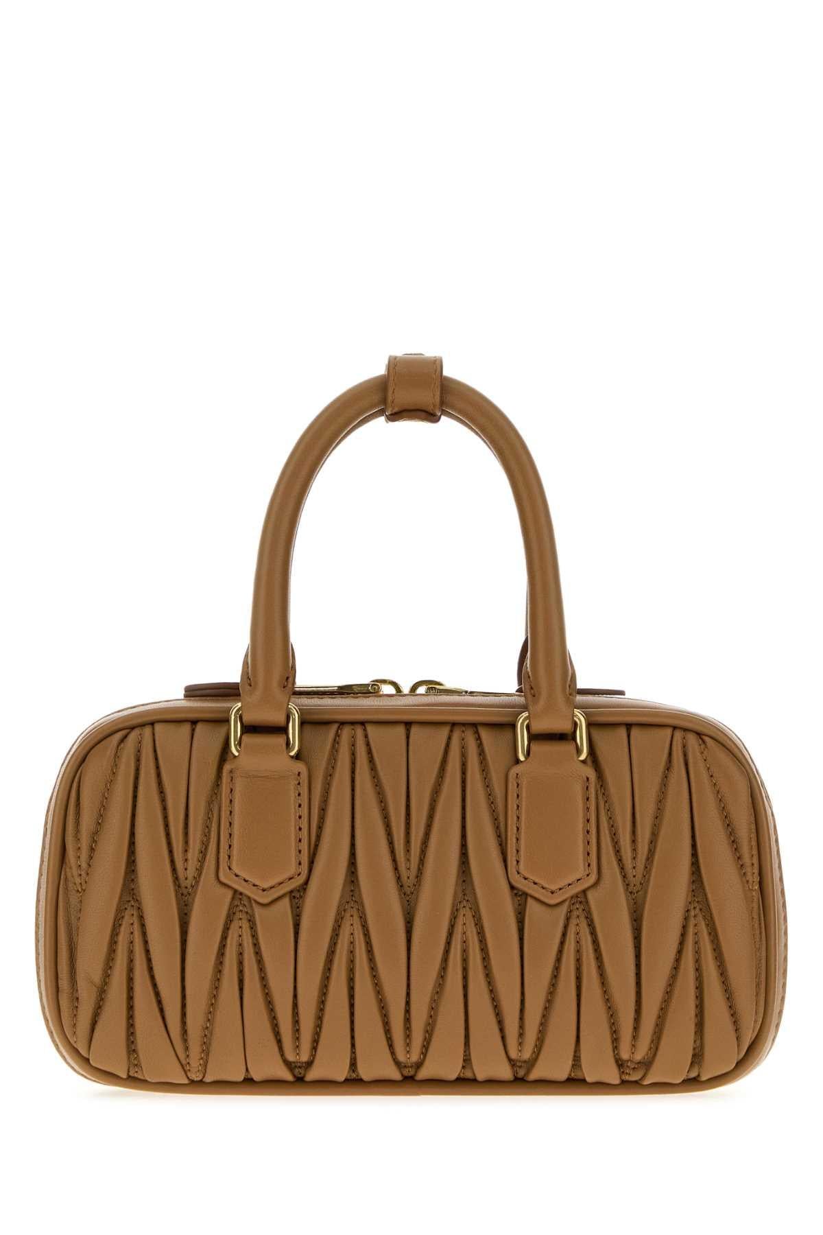 Miu Miu Leather Tote Bag Black