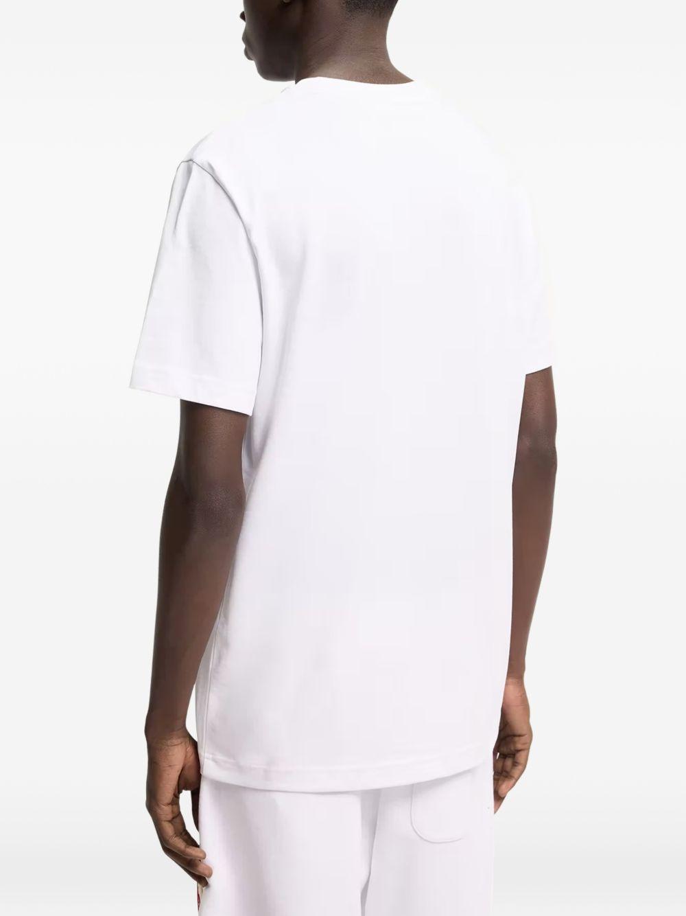 Moncler Short Sleeve T-Shirt White Cotton Men’s Top