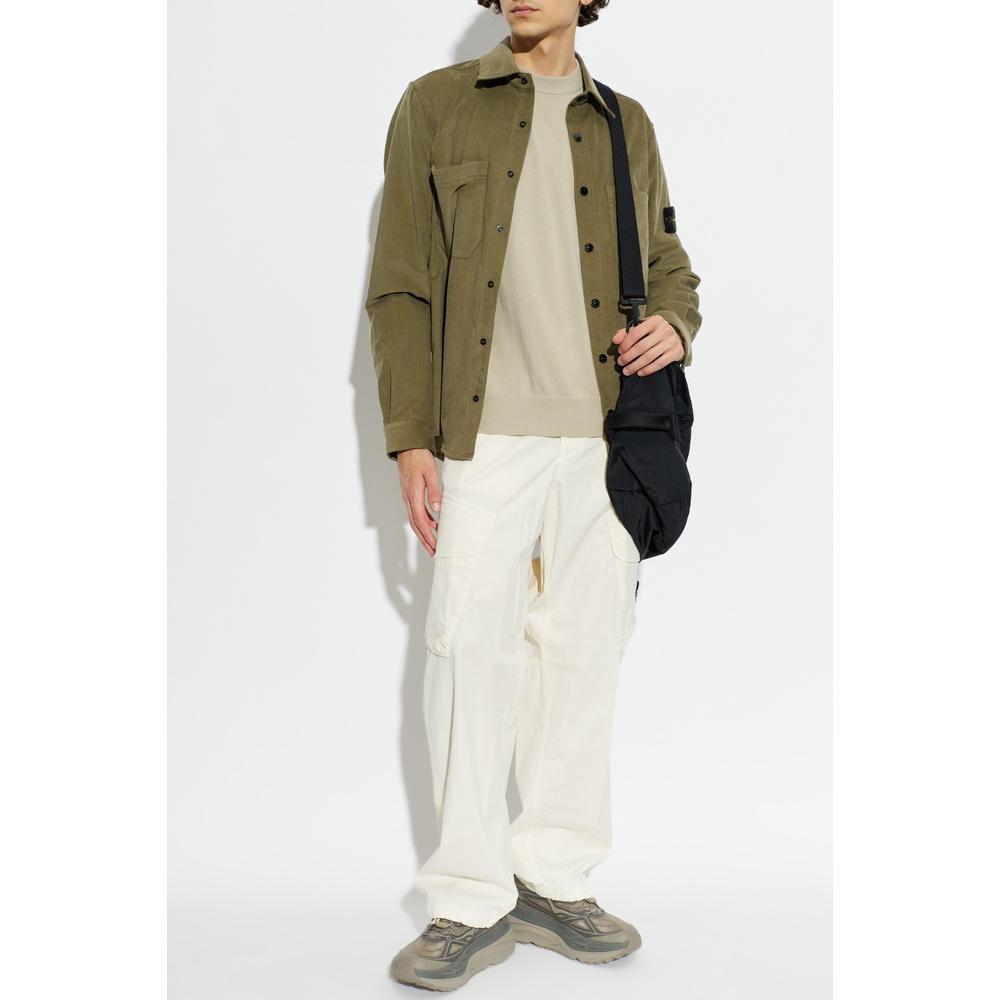 STONE ISLAND Men’s Corduroy Long-Sleeve Shirt S0144 V005G